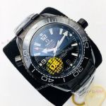 Swiss OE Factory Omega Planet Ocean Deep Black 600m All Black Watch Omega Seamaster Super Clone